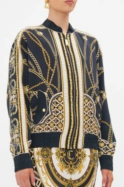 RELAXED BOMBER JACKET TETHER ME NOT -clothing shop CAMILLA 00022573 TETHERMENOT RELAXEDBOMBERJACKET 5