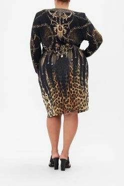 V-NECK CROSS FRONT DRESS JUNGLE DREAMING -clothing shop CAMILLA 00022575 V NECK CROSS FRONT DRESS JUNGLE DREAMING MTL 3