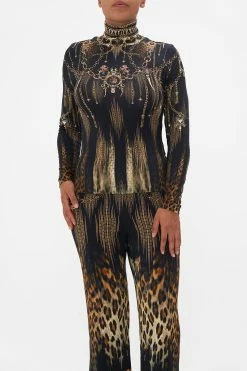 JERSEY TURTLENECK JUNGLE DREAMING -clothing shop CAMILLA 00022576 JERSEY TURTLENECK JUNGLE DREAMING 4