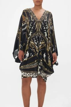 T SHAPE SHORT KAFTAN UNTAMED ROYALTY -clothing shop CAMILLA 00022608 T SHAPE SHORT KAFTAN UNTAMED ROYALTY 4