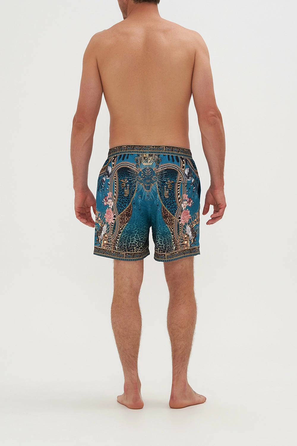 ELASTIC WAIST BOARDSHORT TIGER PANTS 2 ELASTIC WAIST BOARDSHORT TIGER PANTS - Image 2