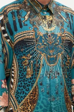 MENS OVERSIZED SHIRT TIGER PANTS -clothing shop CAMILLA 00022626 MENS OVERSIZED SHIRT TIGER PANTS 4