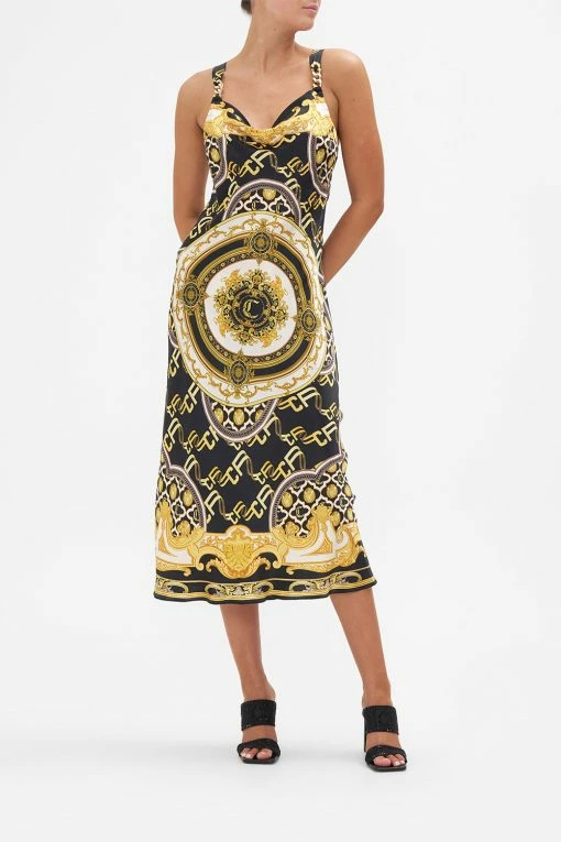 BIAS SLIP WITH WIDE STRAP TETHER ME NOT -clothing shop CAMILLA 00022629 BIAS SLIP WITH WIDE STRAP TETHER ME NOT 1