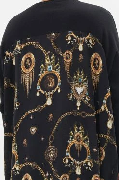 V NECK JUMPER WITH PRINT BACK JUNGLE DREAMING 11 V NECK JUMPER WITH PRINT BACK JUNGLE DREAMING -clothing shop CAMILLA 00022660 V NECK JUMPER WITH PRINT BACK JUNGLE DREAMING 5