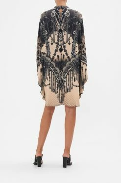 SHORT KAFTAN WITH HIGH NECK CURTAIN CALL CHAOS -clothing shop CAMILLA 00022688 SHORT KAFTAN WITH HIGH NECK CURTAIN CALL CHAOS 3