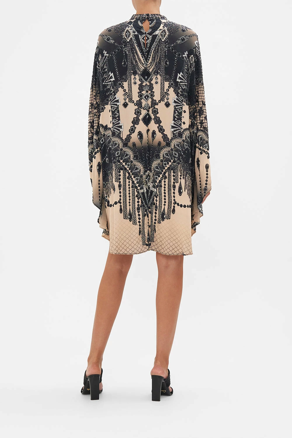 SHORT KAFTAN WITH HIGH NECK CURTAIN CALL CHAOS - Image 3