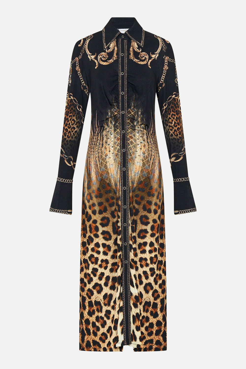 JERSEY MIDI SHIRT DRESS JUNGLE DREAMING 6 JERSEY MIDI SHIRT DRESS JUNGLE DREAMING - Image 6