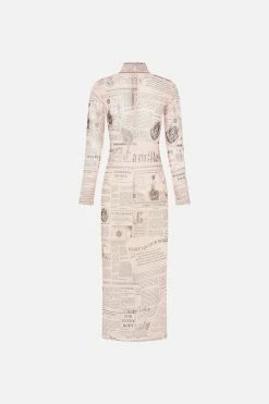 TURTLENECK MESH DRESS FAME FEVER -clothing shop CAMILLA 00022722 TURTLENECK JERSEY DRESS FAME FEVER GHOST 2 aa85bbee aa3d 4a03 8791 e1d05c20b4a1