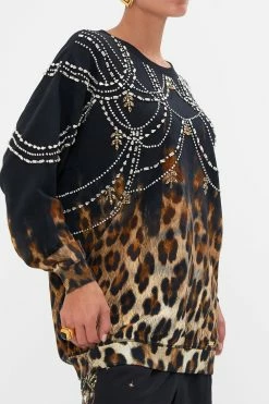 OVERSIZED SWEATER JUNGLE DREAMING -clothing shop CAMILLA 00022758 JUNGLE DREAMING OVERSIZED SWEATER 5