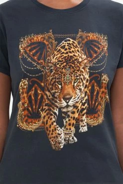 EASY TEE - BLACK JUNGLE DREAMING 11 EASY TEE - BLACK JUNGLE DREAMING -clothing shop CAMILLA 00022769 EASY TEE BLACK JUNGLE DREAMING 5