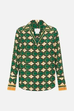 PYJAMA SHIRT JEALOUSY AND JEWELS -clothing shop CAMILLA 00022785 PYJAMA SHIRT JEALOUSY AND JEWELS GHOST