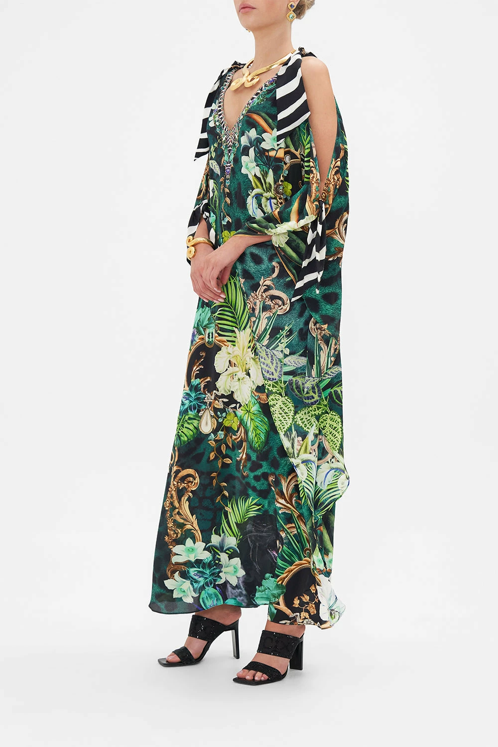 SCARF TIE KAFTAN SING MY SONG 4 SCARF TIE KAFTAN SING MY SONG - Image 4