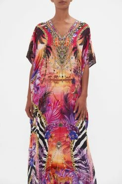SLIM FIT KAFTAN WITH SPLIT WILD LOVING -clothing shop CAMILLA 00022794 SLIM FIT KAFTAN WITH SPLIT WILD LOVING 4