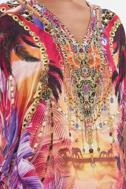 SLIM FIT KAFTAN WITH SPLIT WILD LOVING -clothing shop CAMILLA 00022794 SLIM FIT KAFTAN WITH SPLIT WILD LOVING 5