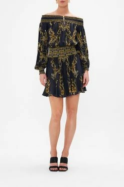 OFF SHOULDER SHORT DRESS MOONLIGHT MELODIES