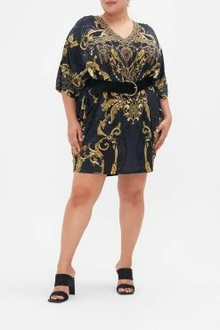 BAT SLEEVE DRESS MOONLIGHT MELODIES -clothing shop CAMILLA 00022867 BAT SLEEVE DRESS MOONLIGHT MELODIES MTL 1