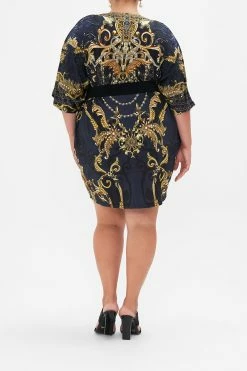 BAT SLEEVE DRESS MOONLIGHT MELODIES -clothing shop CAMILLA 00022867 BAT SLEEVE DRESS MOONLIGHT MELODIES MTL 3