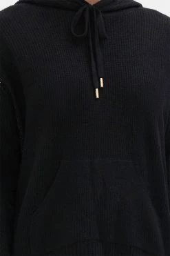 WOOL CASHMERE BLEND KNIT HOODIE LIONS MANE -clothing shop CAMILLA 00022885 KNIT HOODIE LIONS MANE 5