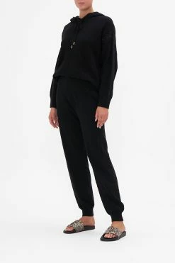 WOOL CASHMERE BLEND KNIT JOGGER PANT LIONS MANE -clothing shop CAMILLA 00022886 KNIT JOGGER PANT LIONS MANE 2