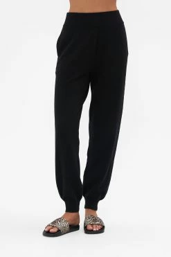 WOOL CASHMERE BLEND KNIT JOGGER PANT LIONS MANE -clothing shop CAMILLA 00022886 KNIT JOGGER PANT LIONS MANE 4