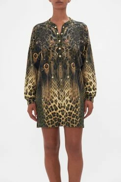 HENLEY MINI DRESS LIONS MANE 10 HENLEY MINI DRESS LIONS MANE -clothing shop CAMILLA 00022895 HENLEY MINI DRESS LIONS MANE 4