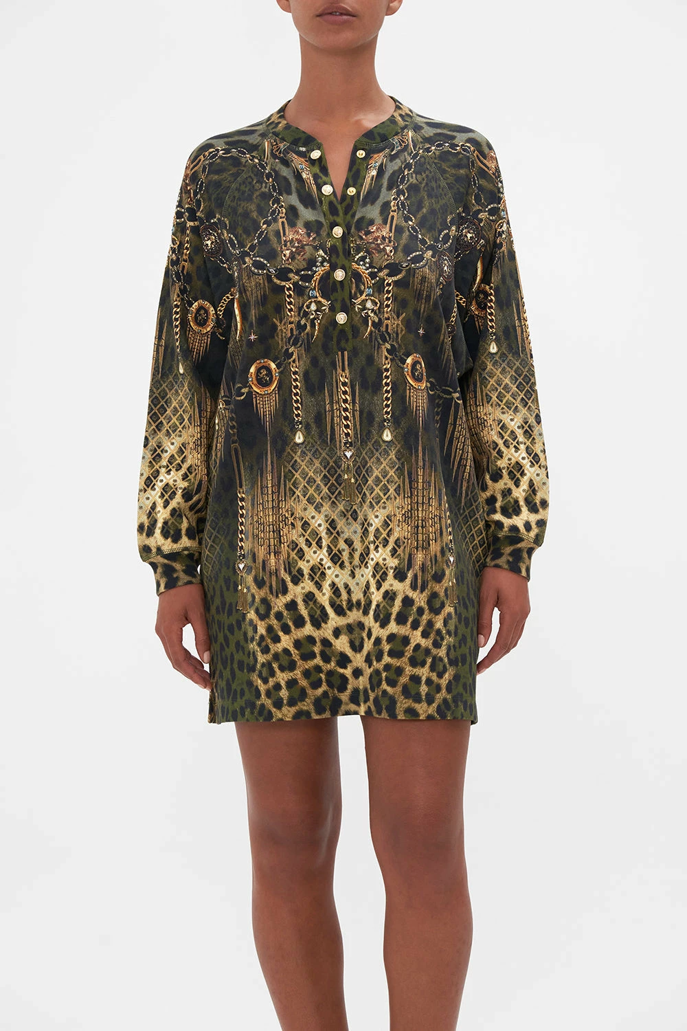 HENLEY MINI DRESS LIONS MANE 5 HENLEY MINI DRESS LIONS MANE - Image 5