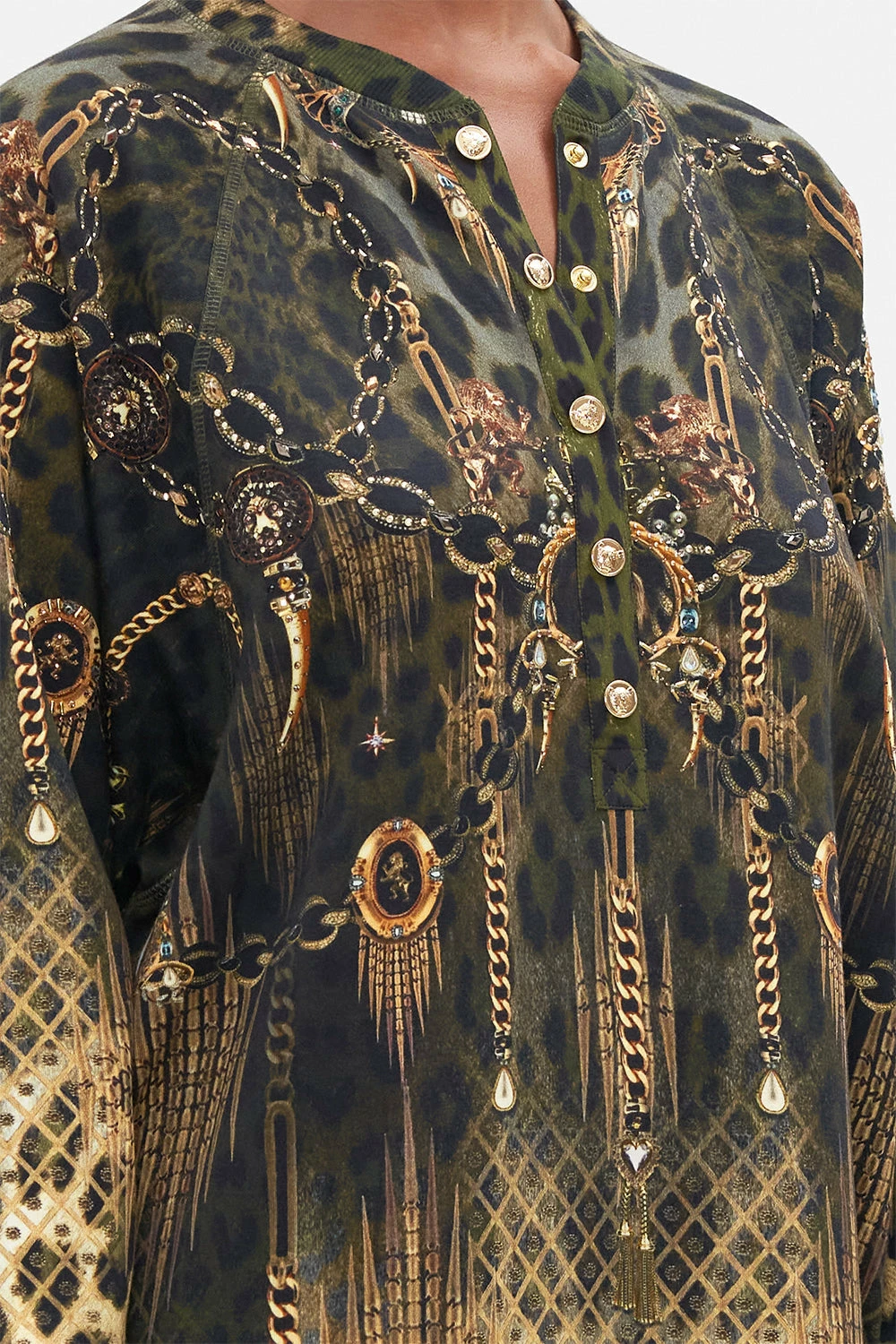 HENLEY MINI DRESS LIONS MANE 6 HENLEY MINI DRESS LIONS MANE - Image 6