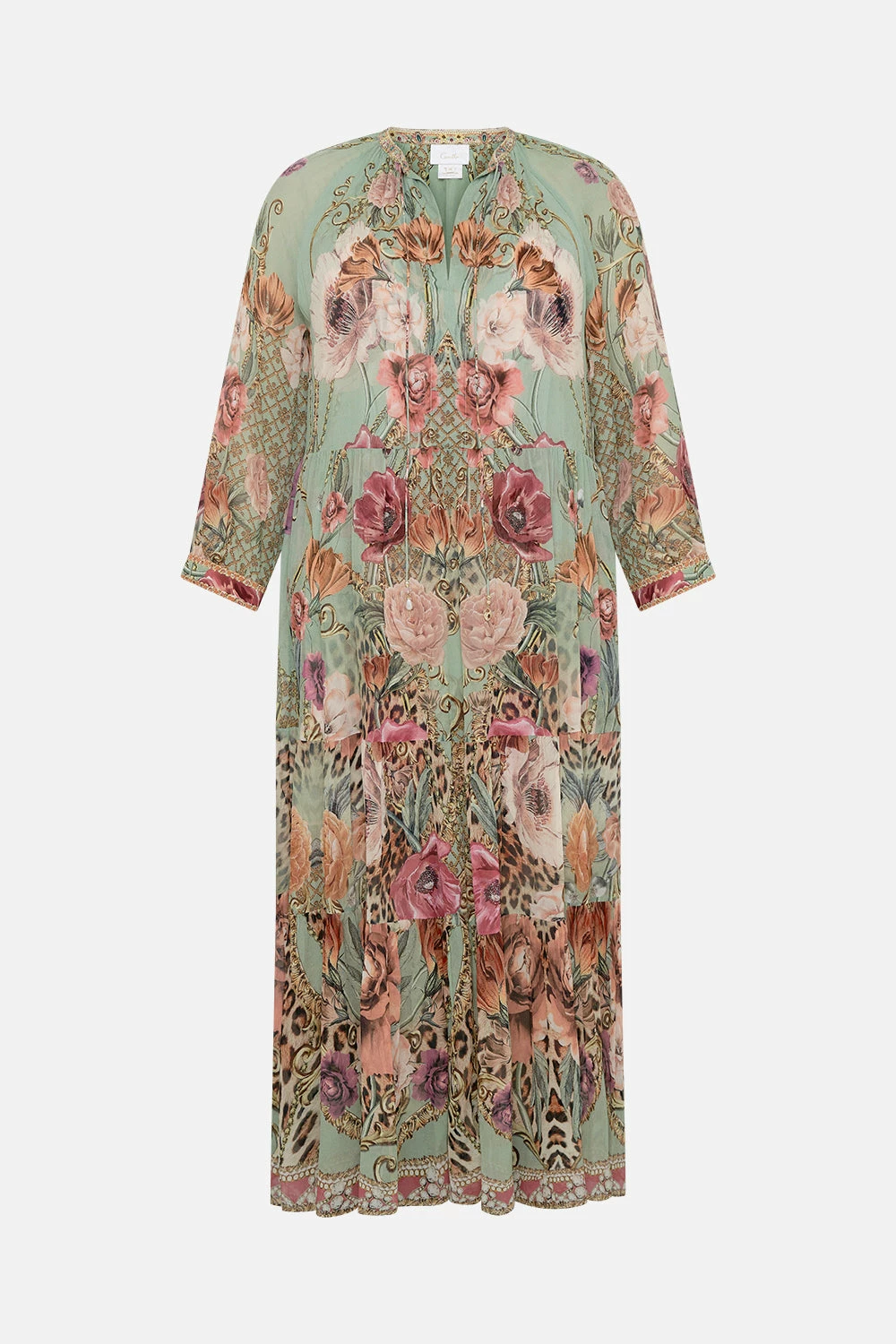 LONG GATHERED PANEL DRESS GROW AND GLOW 11 LONG GATHERED PANEL DRESS GROW AND GLOW - Image 11