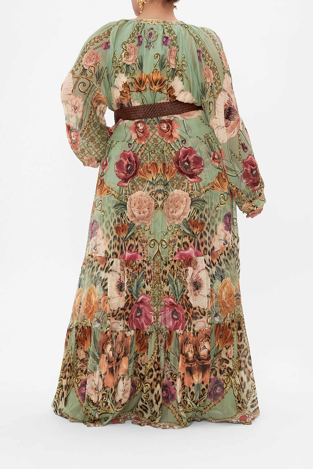 LONG GATHERED PANEL DRESS GROW AND GLOW 10 LONG GATHERED PANEL DRESS GROW AND GLOW - Image 10