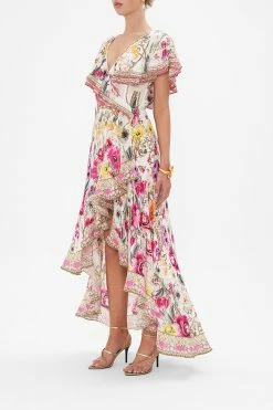 FRILL SLEEVE LONG DRESS DESTINY CALLING -clothing shop CAMILLA 00022933 FRILL SLEEVE LONG DRESS DESTINY CALLING 2 6211e90d 1a19 44cd 8211 b5605bab5d41