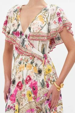 FRILL SLEEVE LONG DRESS DESTINY CALLING -clothing shop CAMILLA 00022933 FRILL SLEEVE LONG DRESS DESTINY CALLING 5 9acd0a0a eebc 4738 bced 37f2401952a0