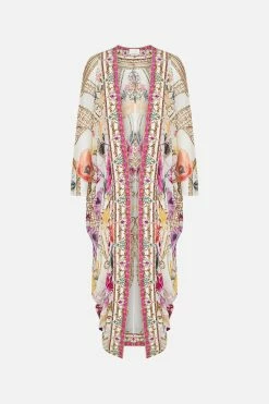 LONGE SLEEVE LONG CAPE DESTINY CALLING -clothing shop CAMILLA 00022935 LONGE SLEEVE LONG CAPE DESTINY CALLING GHOST