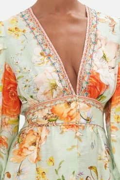 BUTTON FRONT FRILL DRESS TALK THE WALK -clothing shop CAMILLA 00022939 BUTTON FRONT FRILL DRESS TALK THE WALK 5