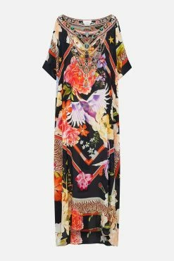 ROUND NECK KAFTAN SECRET HISTORY -clothing shop CAMILLA 00022948 ROUND NECK KAFTAN SECRET HISTORY GHOST