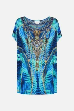 LOOSE FIT TEE SONG OF THE JUNGLE -clothing shop CAMILLA 00022965 LOOSE FIT TEE SONG OF THE JUNGLE GHOST