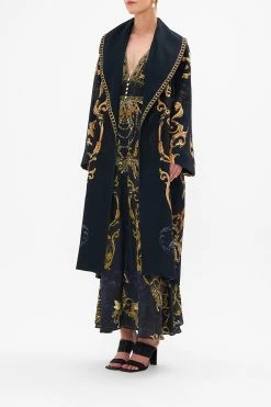 SHAWL COLLAR COAT MOONLIGHT MELODIES -clothing shop CAMILLA 00022990 SHAWL COLLAR COAT MOONLIGHT MELODIES 4