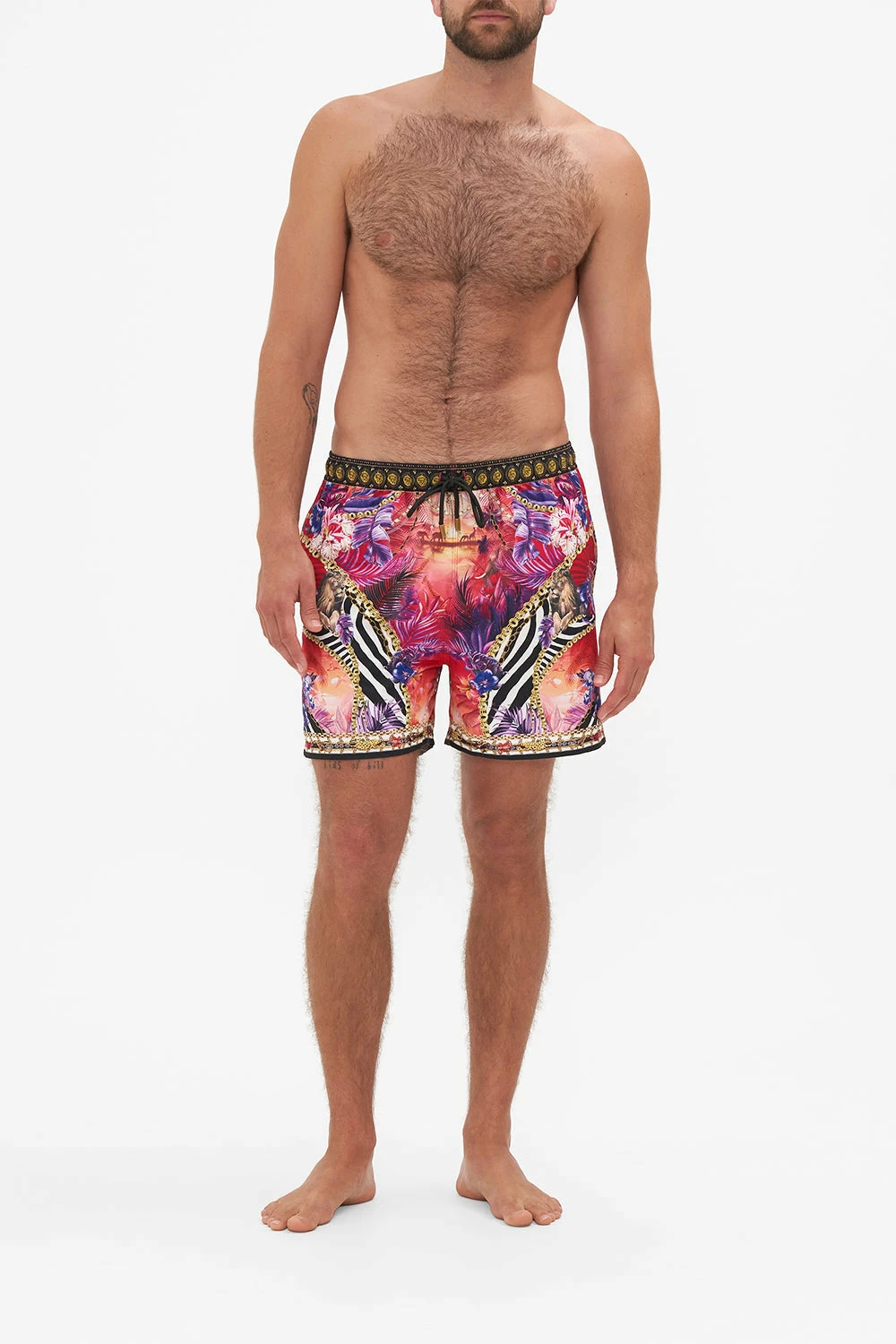 ELASTIC WAIST BOARDSHORT WILD LOVING 1 ELASTIC WAIST BOARDSHORT WILD LOVING