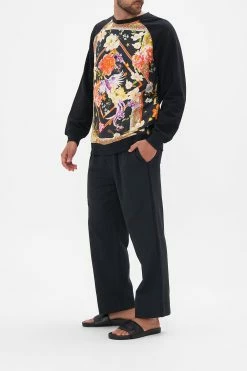 CONTRAST PANEL CREW NECK SWEATER SECRET HISTORY -clothing shop CAMILLA 00023166 CONTRAST PANEL CREW NECK SWEATER SECRET HISTORY 2