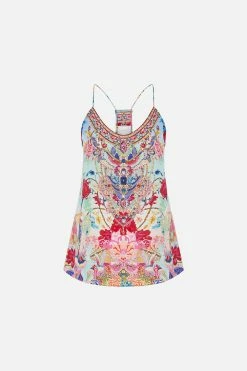 T BACK SHOESTRING TOP GO STAG -clothing shop CAMILLA 00023293 T BACK SHOESTRING TOP GO STAG GHOST 1