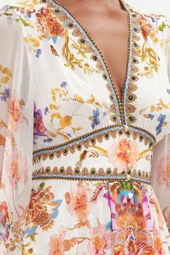 BUTTON DRESS WITH SHAPED WAISTBAND SPIDER GIRL -clothing shop CAMILLA 00023337 BUTTON DRESS WITH SHAPED WAISTBAND SPIDER GIRL 5