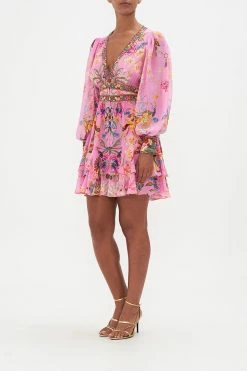 BUTTON FRONT FRILL DRESS LOOK AT ME -clothing shop CAMILLA 00023339 BUTTON FRONT FRILL DRESS LOOK AT ME 2