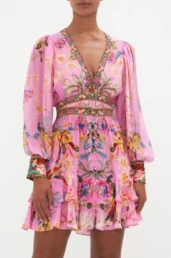 BUTTON FRONT FRILL DRESS LOOK AT ME -clothing shop CAMILLA 00023339 BUTTON FRONT FRILL DRESS LOOK AT ME 4