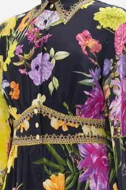 COLLARED SHAPED WAISTBAND DRESS PEACE BE WITH YOU -clothing shop CAMILLA 00023377 COLLARED SHAPED WAISTBAND DRESS PEACE BE WITH YOU 5