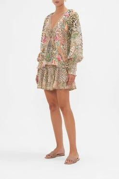 SHIRRED CUFF BLOUSE QUEEN ATLANTIS -clothing shop CAMILLA 00023383 SHIRRED CUFF BLOUSE QUEEN ATLANTIS 2