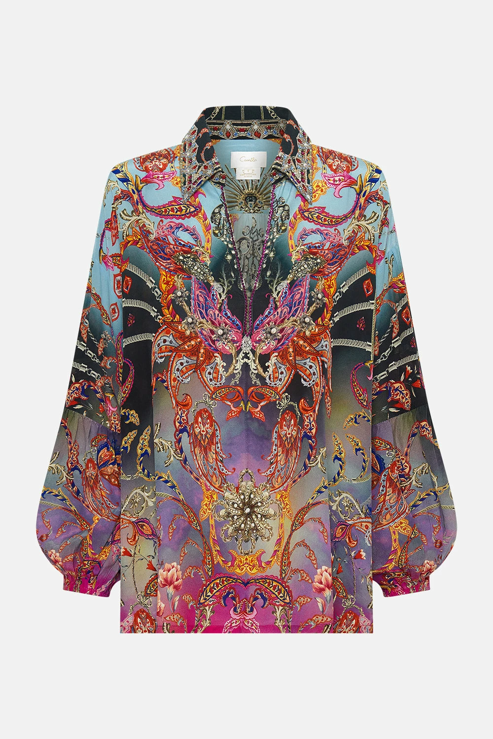 VINTAGE COLLAR BLOUSE WHAT LIES BENEATH - Image 8