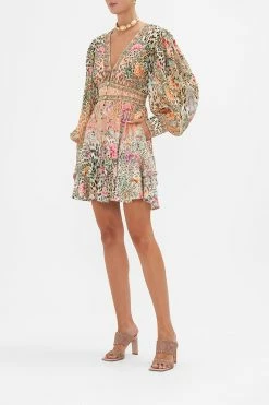 BUTTON FRONT FRILL DRESS QUEEN ATLANTIS -clothing shop CAMILLA 00023396 BUTTON FRONT FRILL DRESS QUEEN ATLANTIS 2