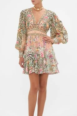 BUTTON FRONT FRILL DRESS QUEEN ATLANTIS -clothing shop CAMILLA 00023396 BUTTON FRONT FRILL DRESS QUEEN ATLANTIS 4