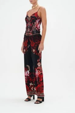 BIAS CUT DRAWSTRING PANT SISTERHOOD OF THE ROSE -clothing shop CAMILLA 00023404 BIAS CUT DRAWSTRING PANT SISTERHOOD OF THE ROSE 2