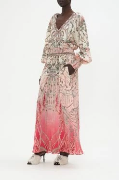 DRESS WITH SHIRRED WAIST AND CUFF STARSHIP SISTAS 11 DRESS WITH SHIRRED WAIST AND CUFF STARSHIP SISTAS -clothing shop CAMILLA 00023411 DRESS WITH SHIRRED WAIST AND CUFF STARSHIP SISTAS 2