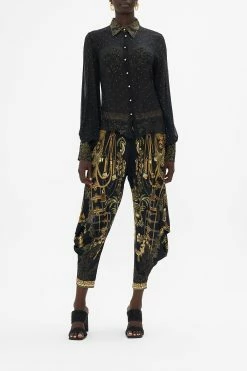 SPLIT SLEEVE BLOUSE THE NIGHT IS NOIR